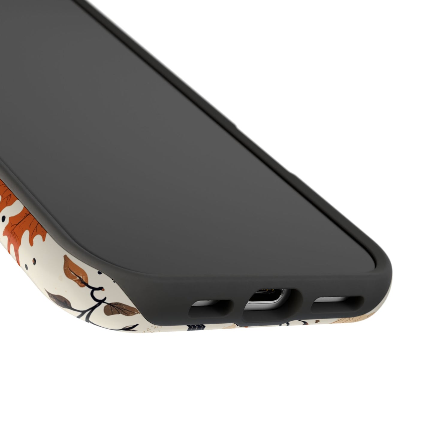 Charming Halloween MagSafe iPhone Case – Pumpkin, Bats, and Spooky Lantern Design