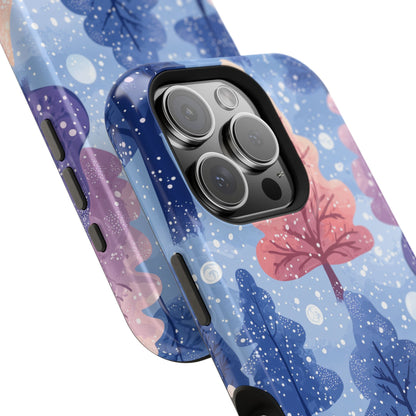 Pink & Purple Winter Wonderland - MagSafe iPhone Series Case