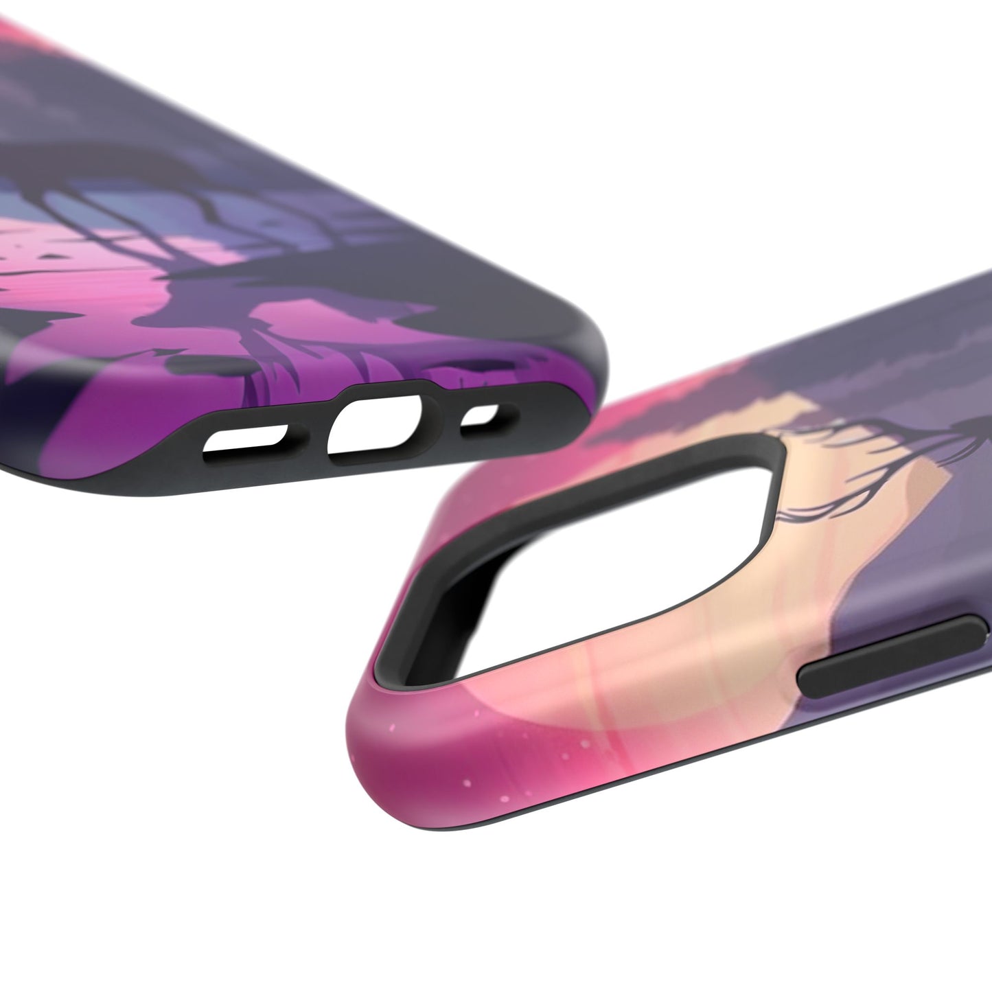 Twilight Elegance: Stag Reflection – MagSafe iPhone Case