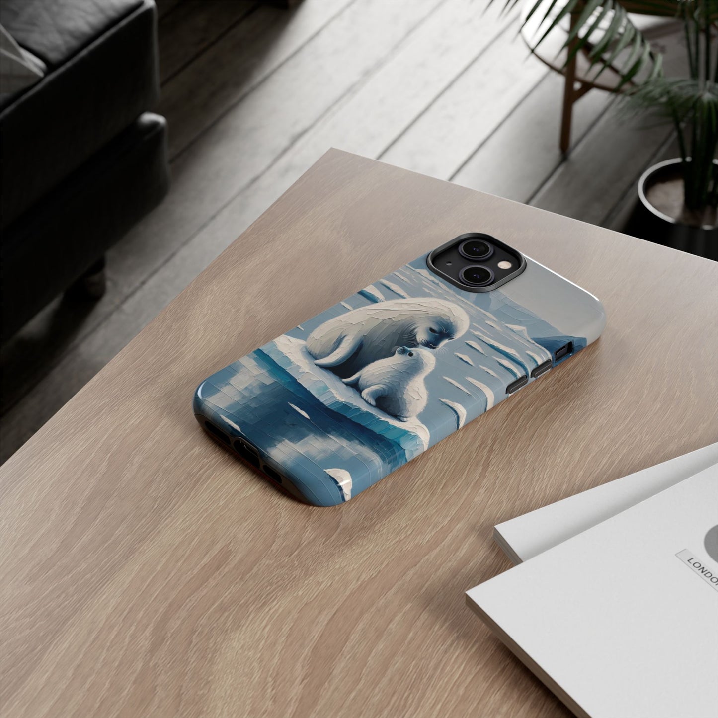 Arctic Serenity Seal iPhone Case