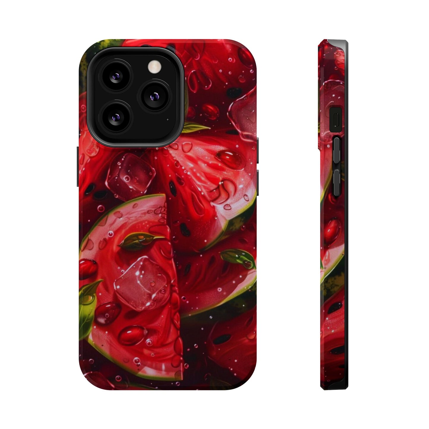 Juicy Watermelon MagSafe iPhone Case – Refreshing Summer Vibes, Dual-Layer Protection