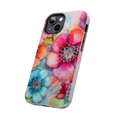 Vibrant Watercolor Floral Garden - iPhone Series Case