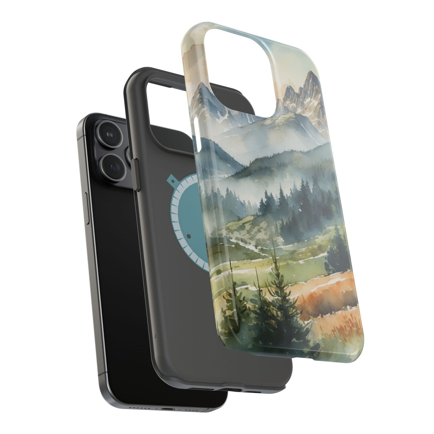 Serene Alpine Forest - MagSafe iPhone Case