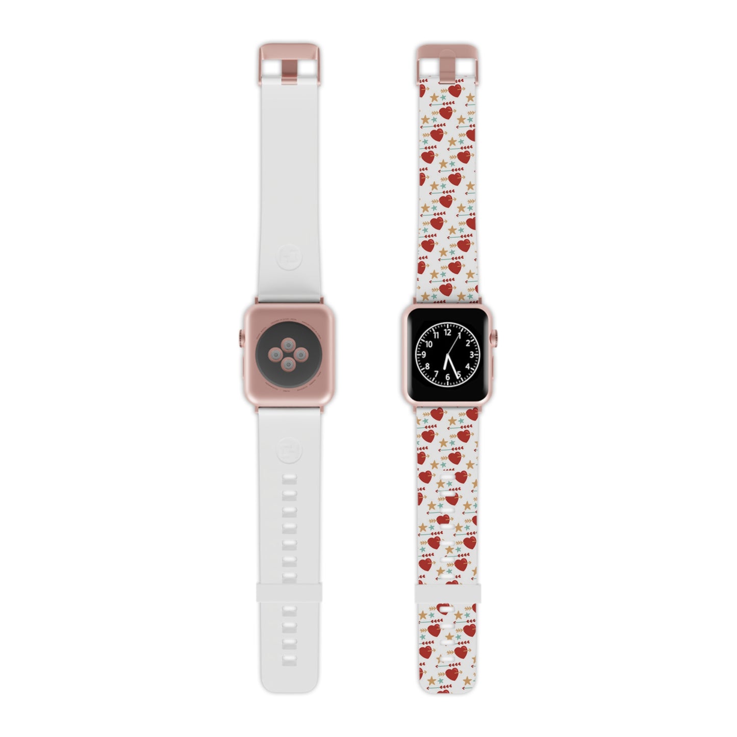 Retro Hearts and Stars Apple Watch Band