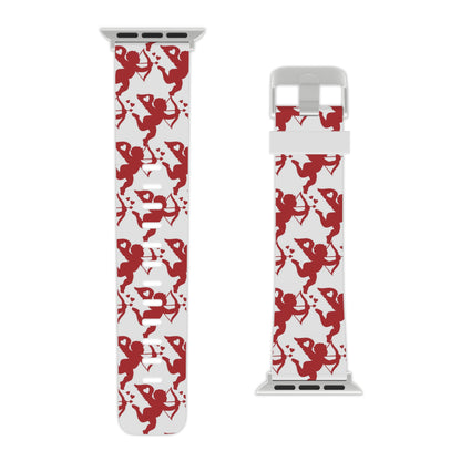  Red Cupid Love Pattern Apple Watch Band