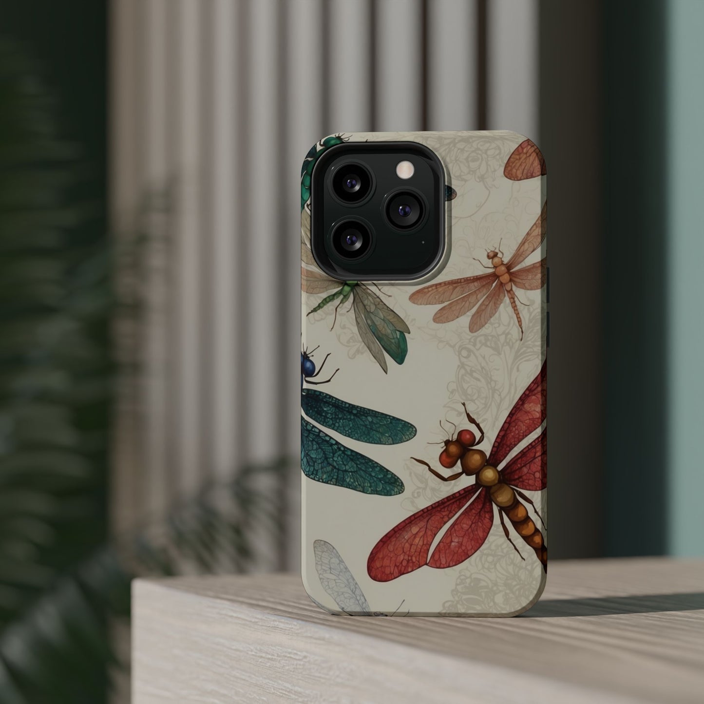 Vintage Dragonfly Garden – MagSafe iPhone Series Case