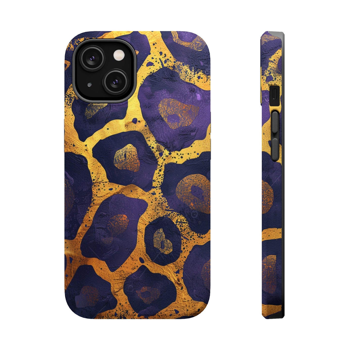 Regal Amethyst Leopard iPhone Case