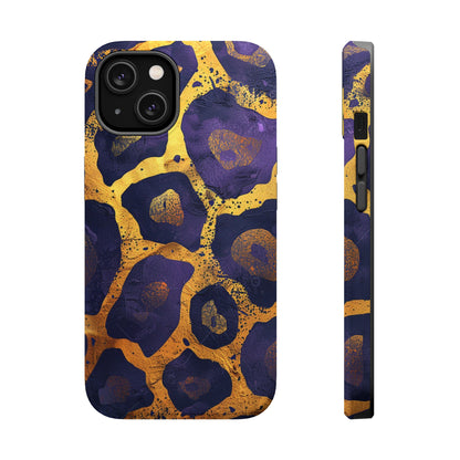 Regal Amethyst Leopard iPhone Case