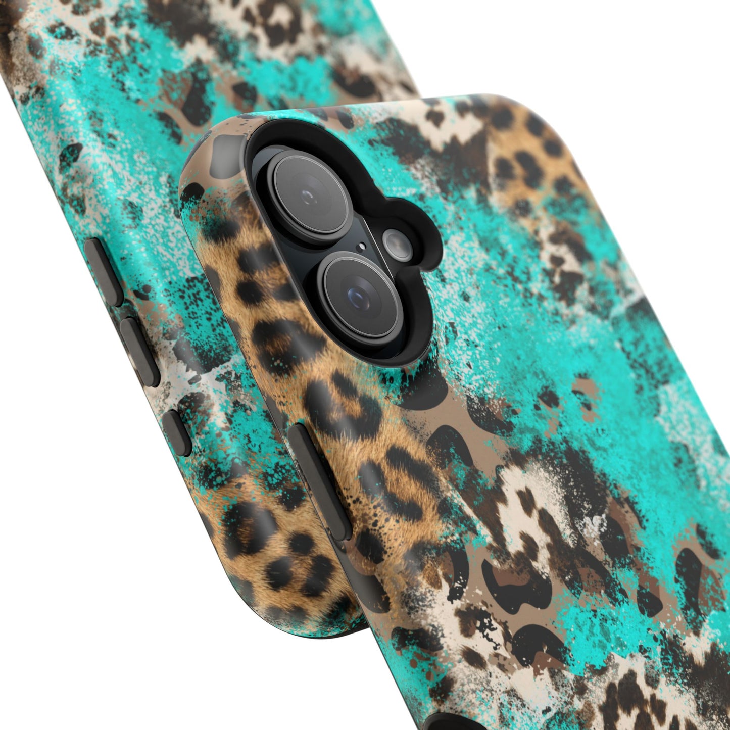 Aqua Splash Leopard - MagSafe iPhone Series Case