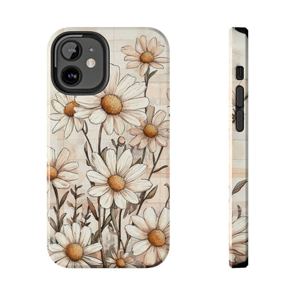 Pastel Daisy iPhone Case - Elegant Floral Protective Cover - BOGO Cases