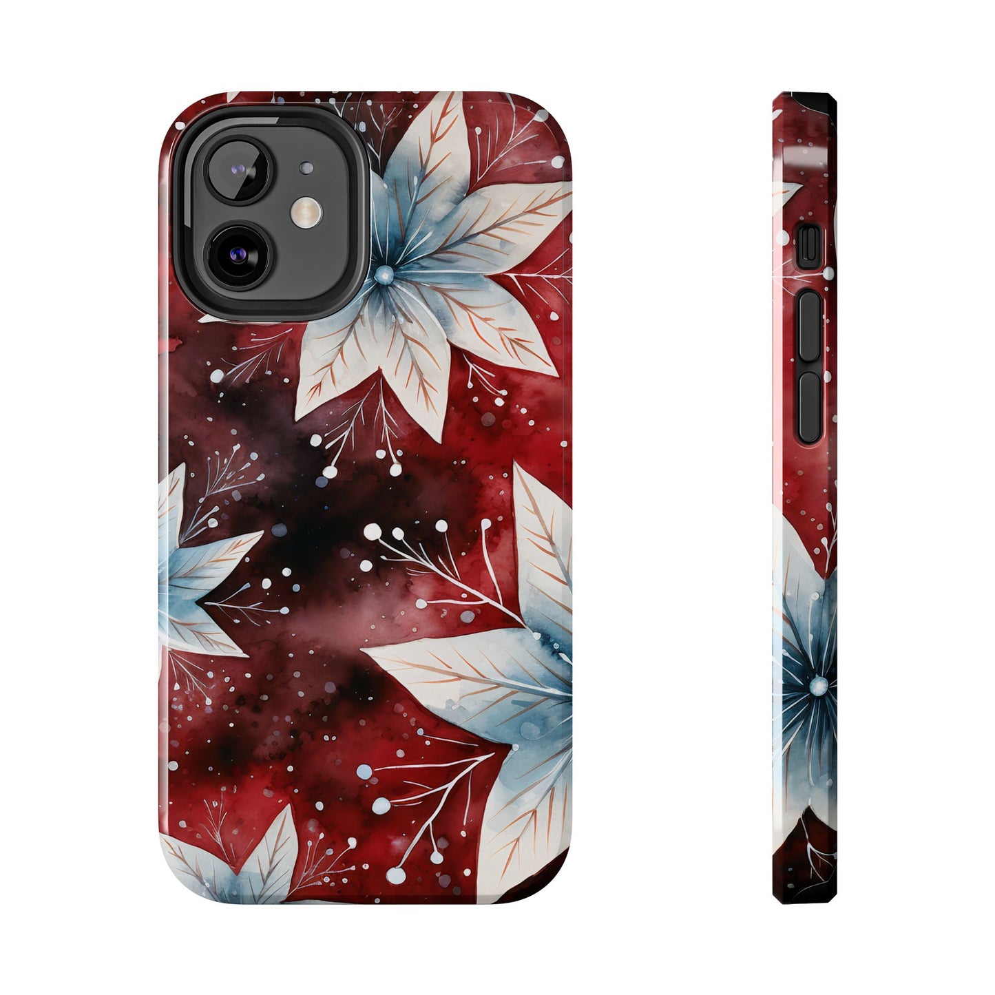 Winter Bloom Poinsettia – iPhone Case