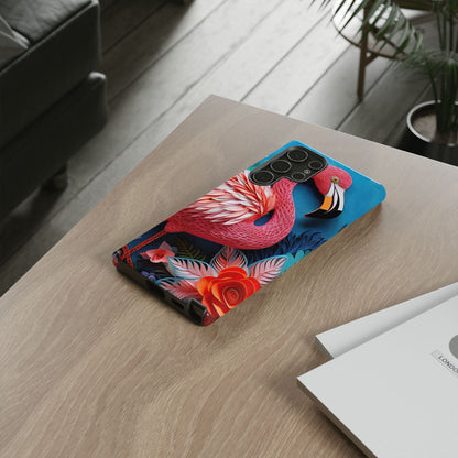 Flamingo Dreams – Bold Tropical Samsung Case