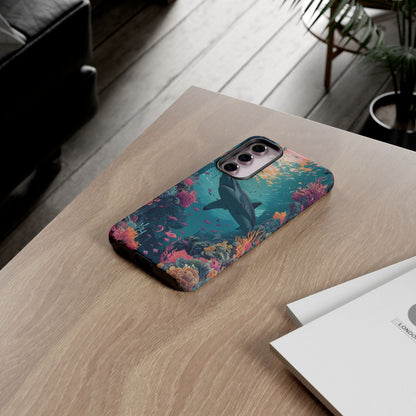 Ocean Shark Coral Reef iPhone Case