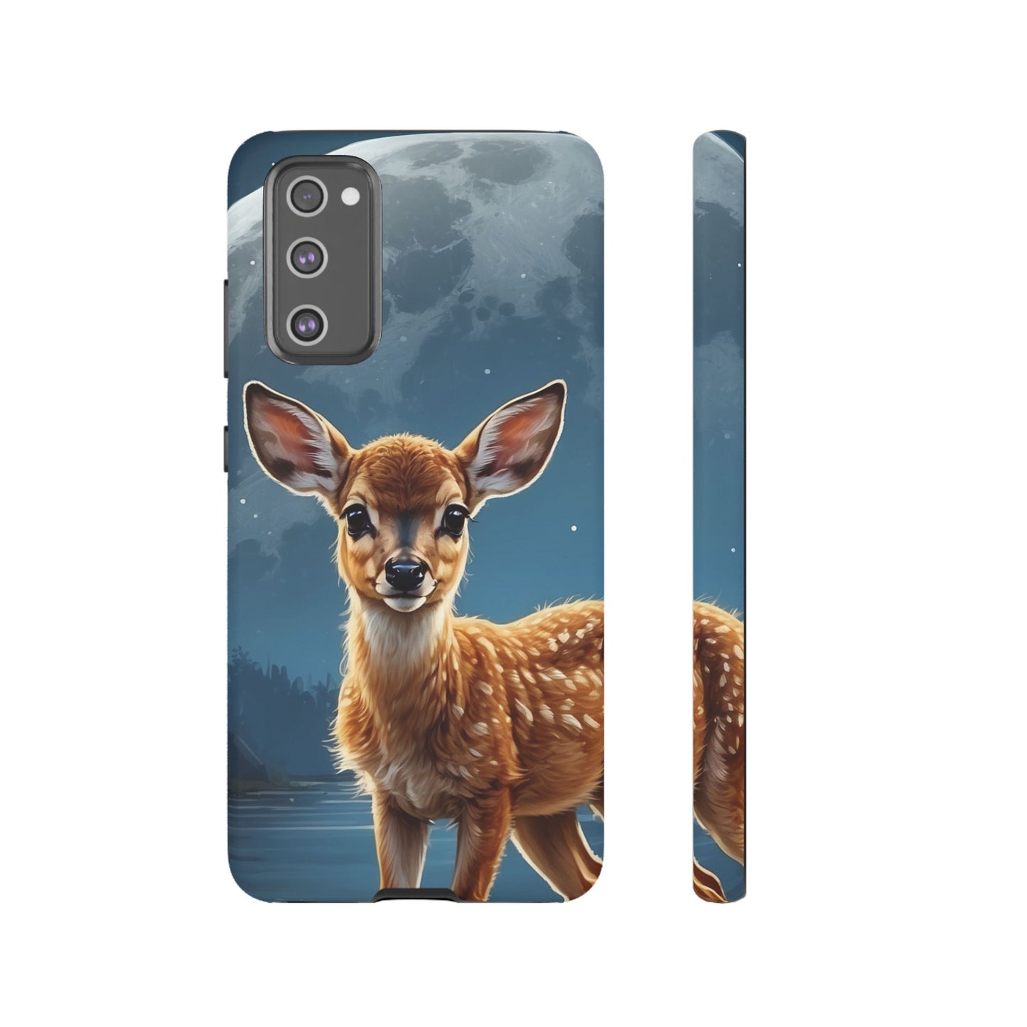 Samsung Galaxy Case – Enchanted Fawn Under the Moonlit Sky