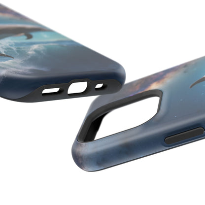 Dolphin Galaxy Splash - MagSafe-Compatible Case