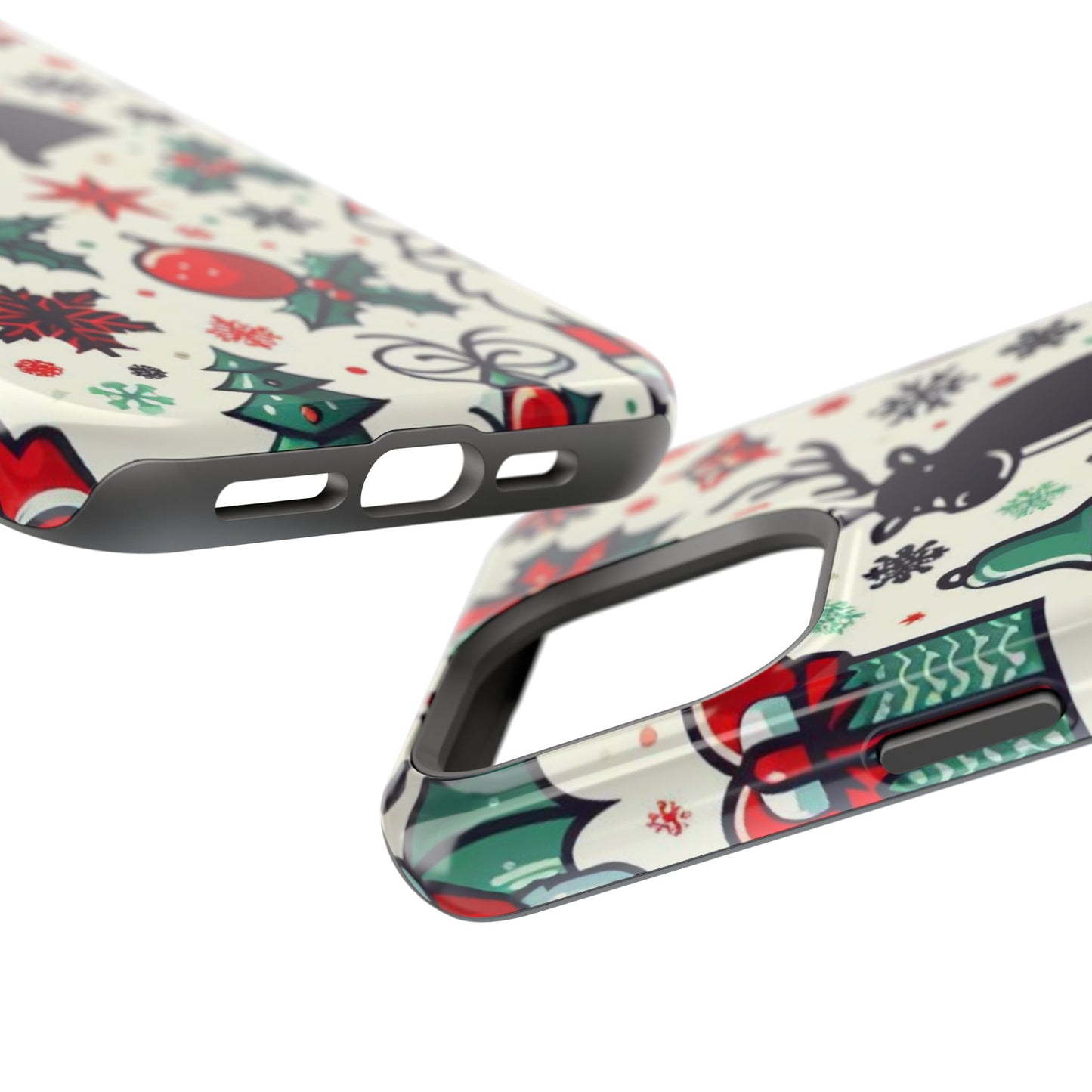 Cartoon Christmas Cheer – MagSafe iPhone Case