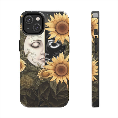 Sunflower Moon and Stars iPhone Case – Ethereal Art