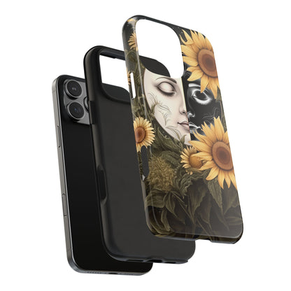 Sunflower Moon and Stars iPhone Case – Ethereal Art