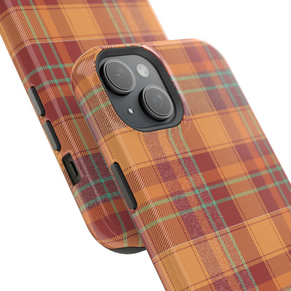 MagSafe Case - Autumn Tartan Plaid Design