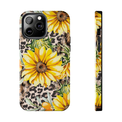 Leopard Sunflower Chic - iPhone Series Case