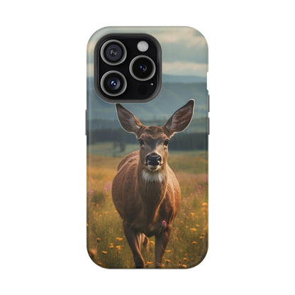 Rustic Meadow Deer – MagSafe iPhone Case