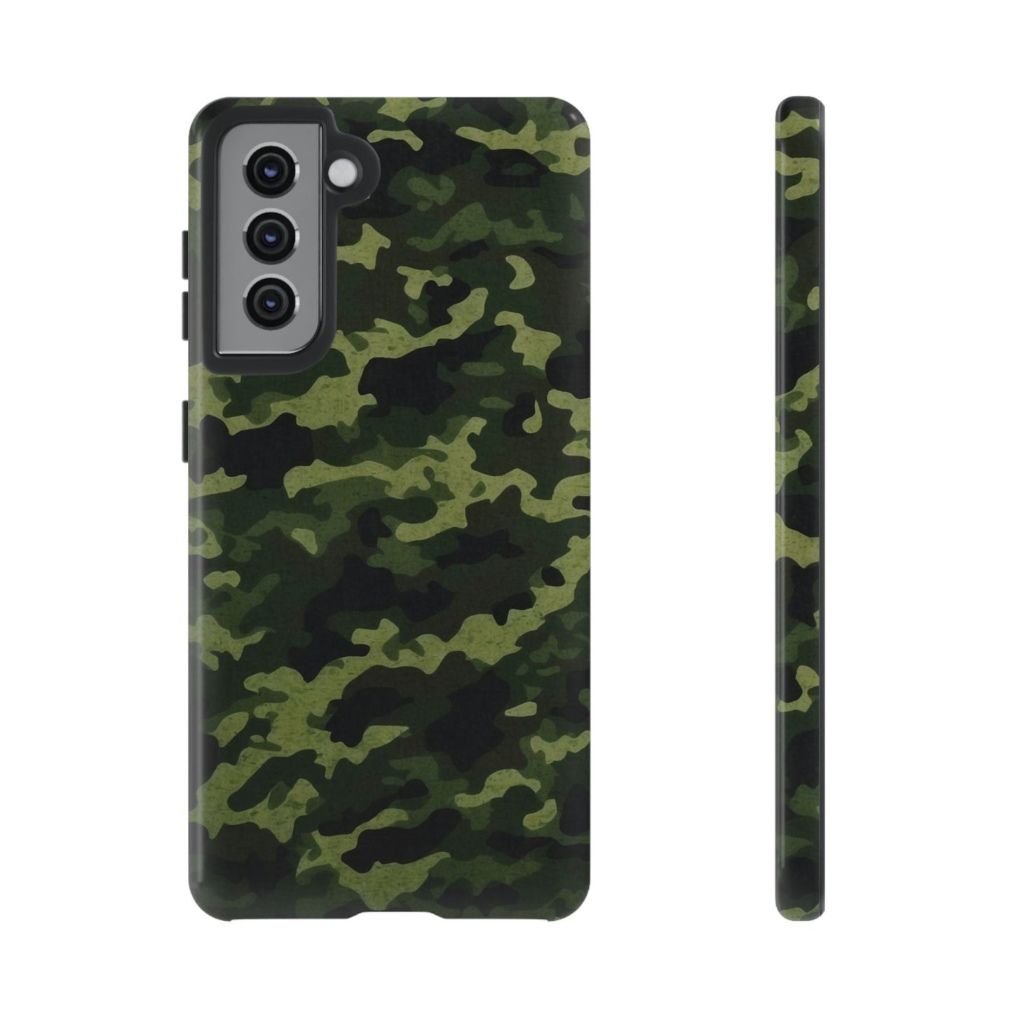 Dark Green Camouflage – Samsung Galaxy Case, Durable and Stylish