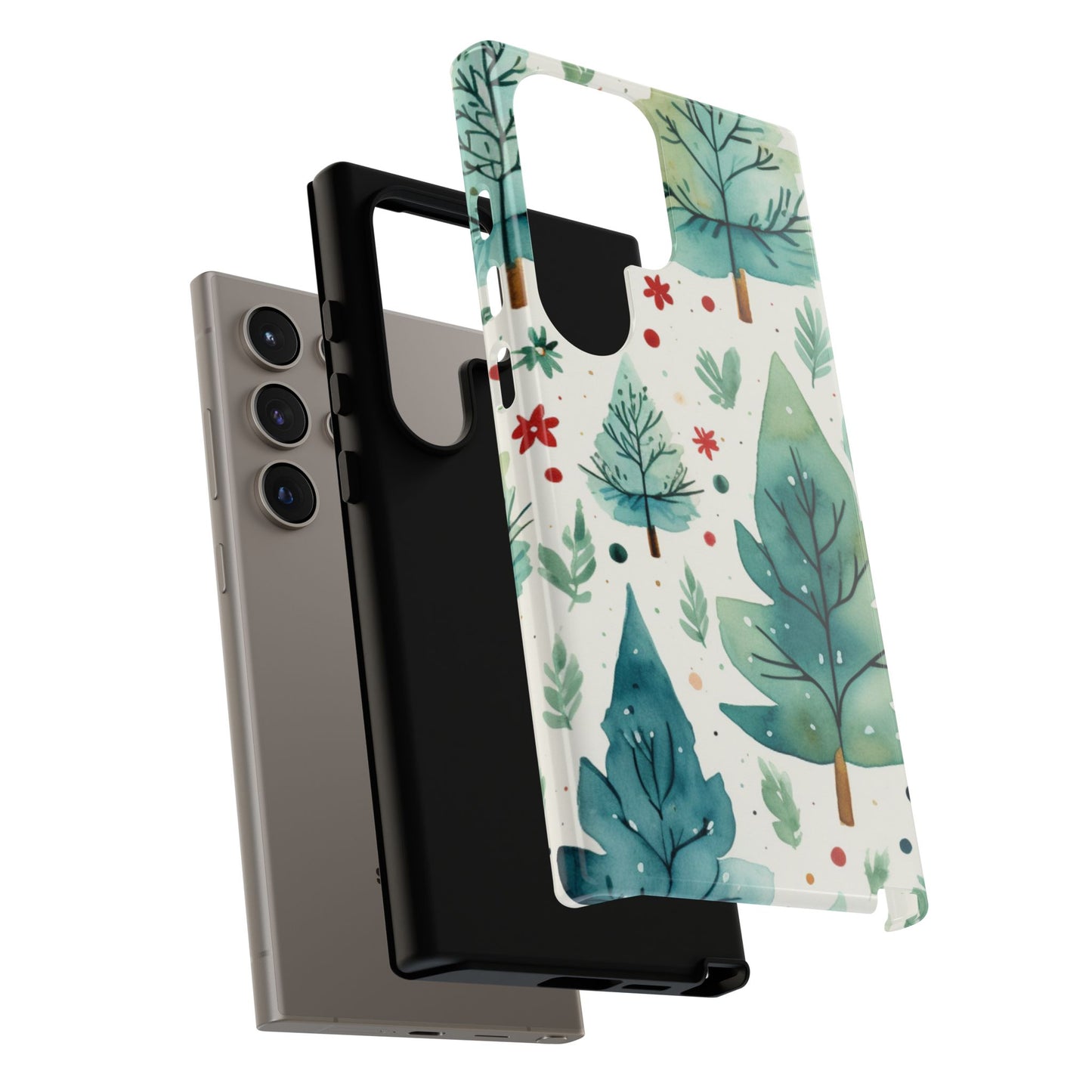 Watercolor Winter Forest -  Samsung Galaxy Series Case