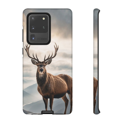 Alpine Majesty: Stag in Snow – Samsung Galaxy Case