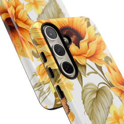 Sunflower & Butterfly Bliss - Samsung Galaxy  Series Case