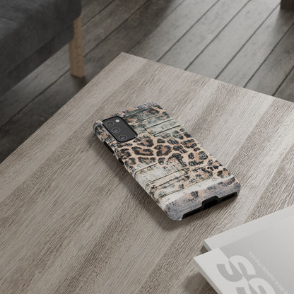 Rustic Leopard Wood Print - iPhone Series Case