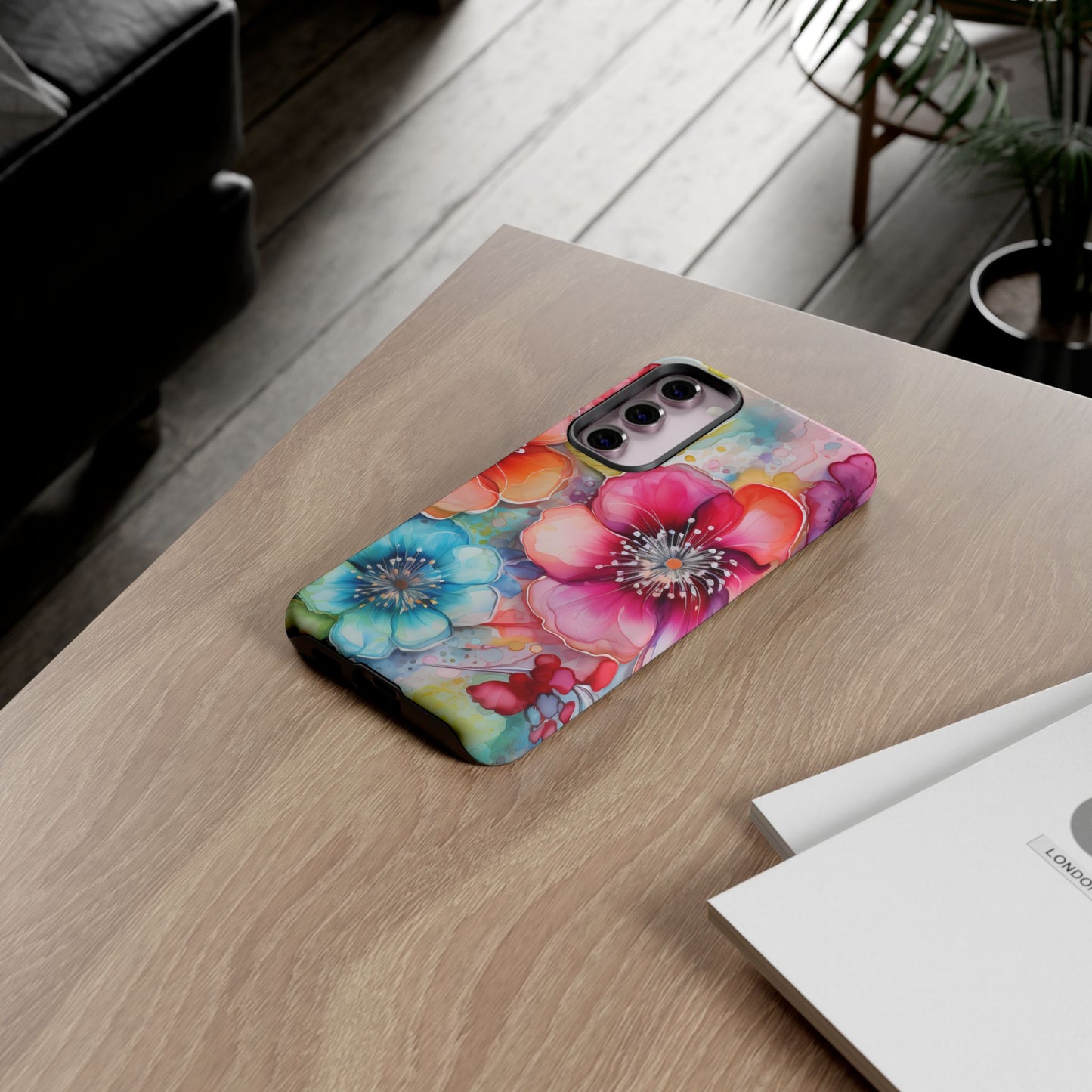 Vibrant Watercolor Floral Garden - Samsung Galaxy Series Case