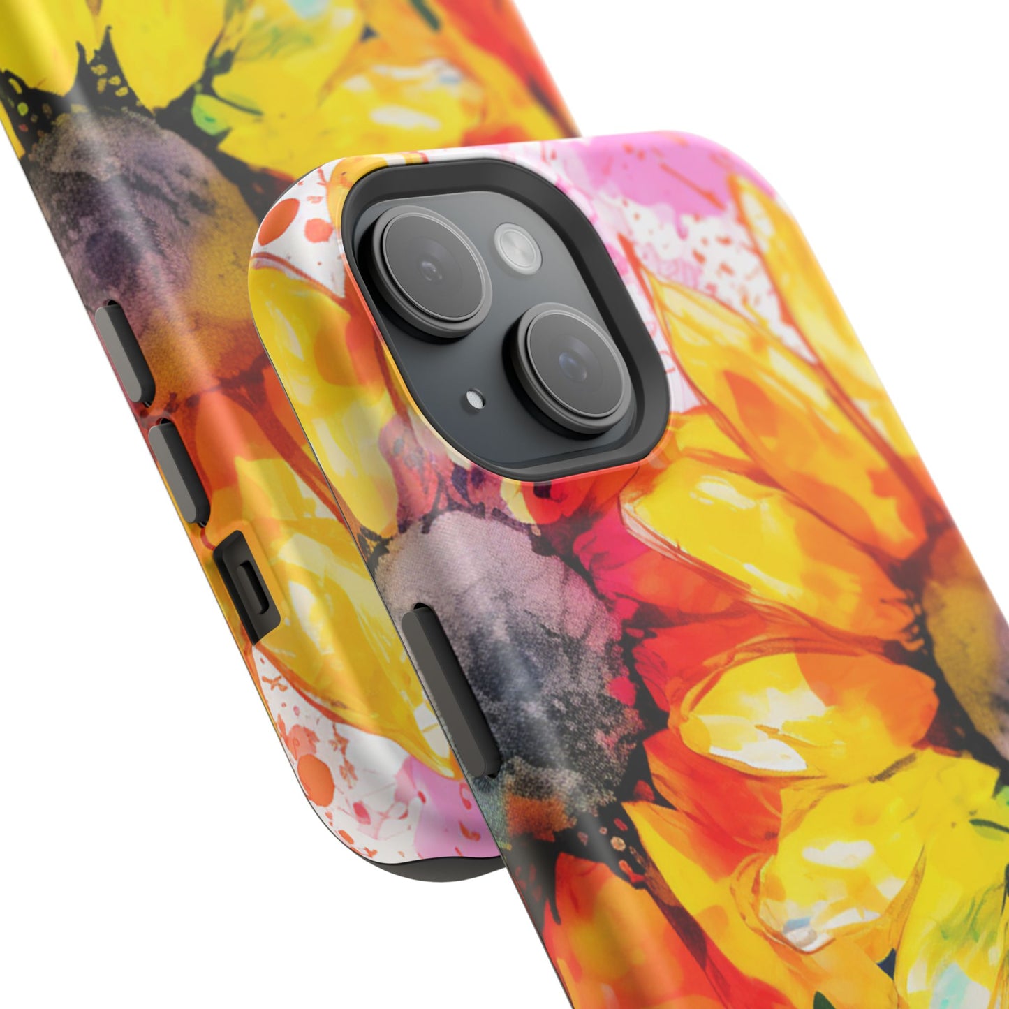 Bold Watercolor Sunflowers - MagSafe iPhone Series Case