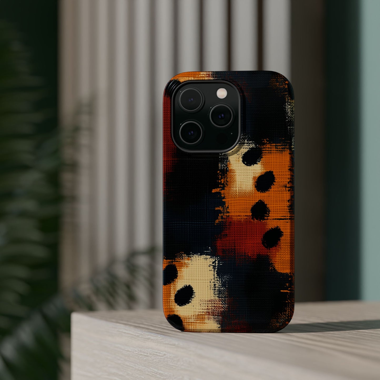 MagSafe iPhone Case: Cheetah Plaid – Wild & Bold Print