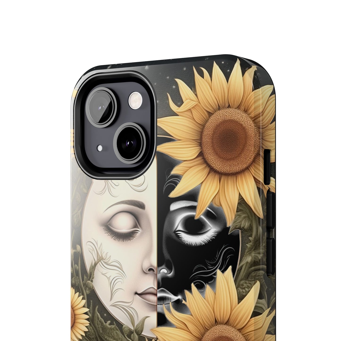 Sunflower Moon and Stars iPhone Case – Ethereal Art