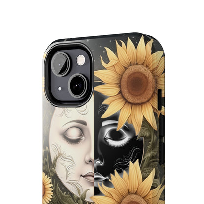 Sunflower Moon and Stars iPhone Case – Ethereal Art