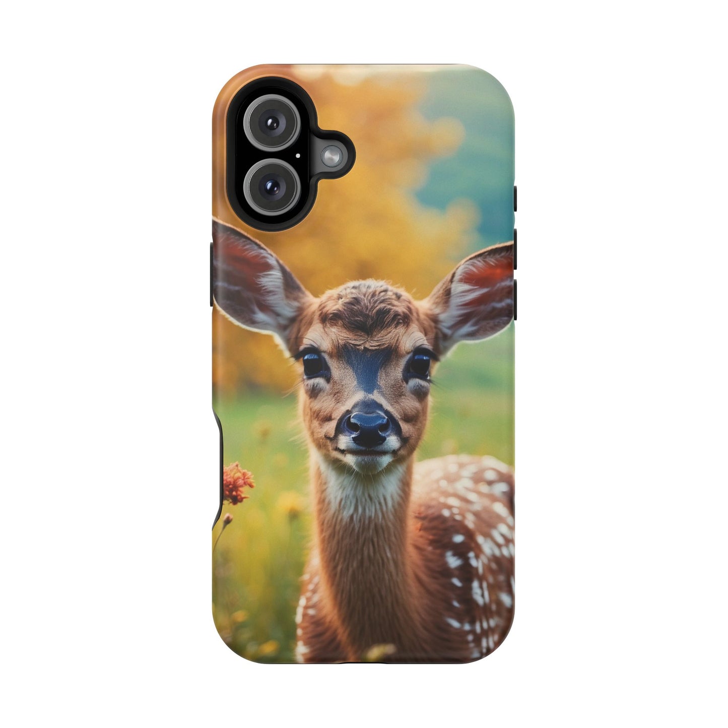 MagSafe-Compatible iPhone Case – Golden Meadow Fawn