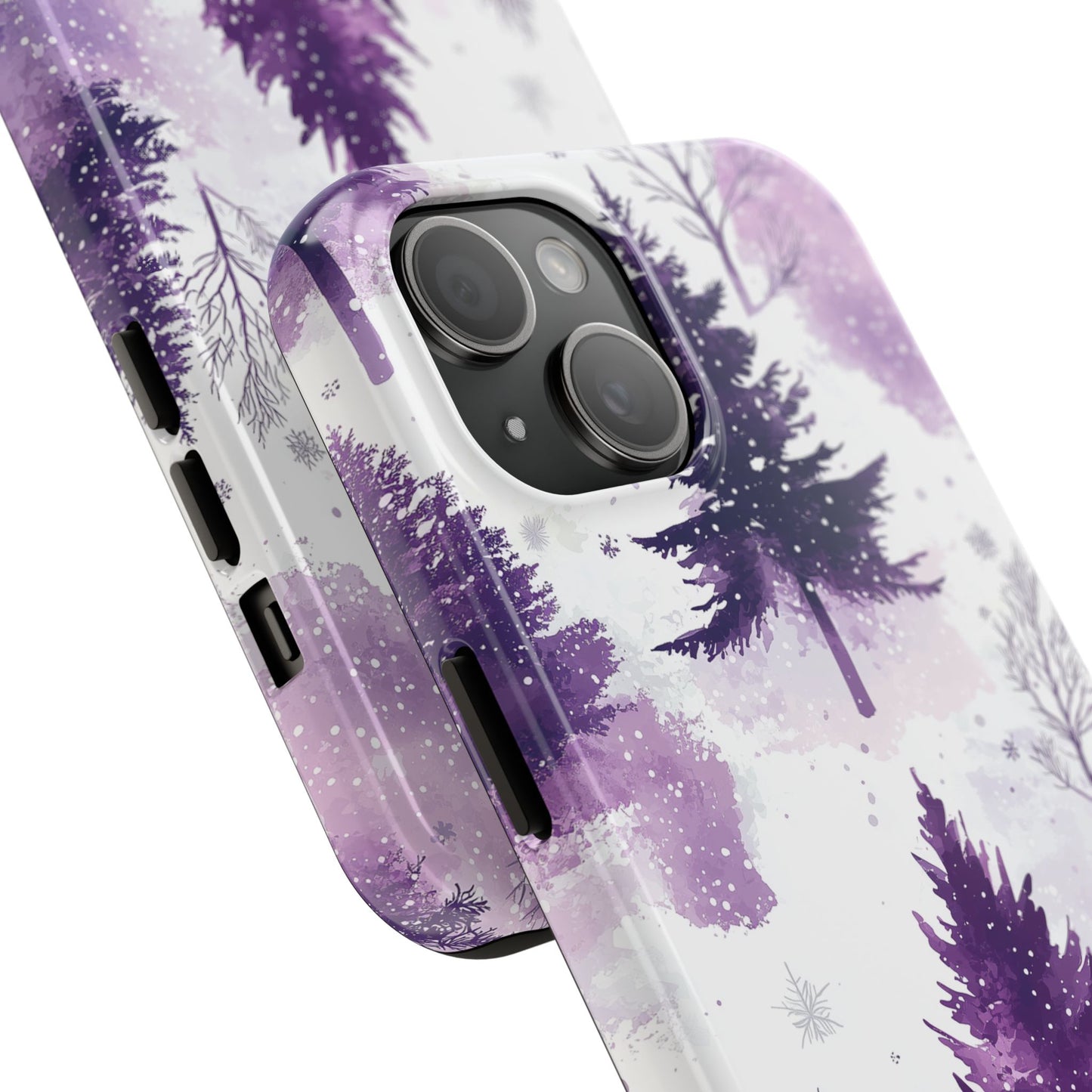 Purple Snowy Forest - iPhone Series Case