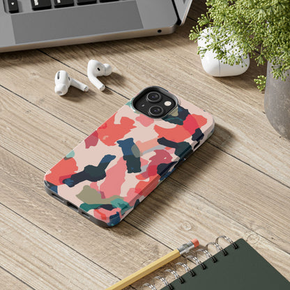 Modern Earthy Camo Abstract – iPhone Case