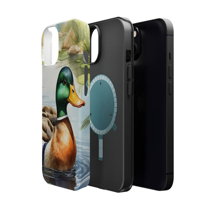 Serene Duck Reflection - MagSafe iPhone Case