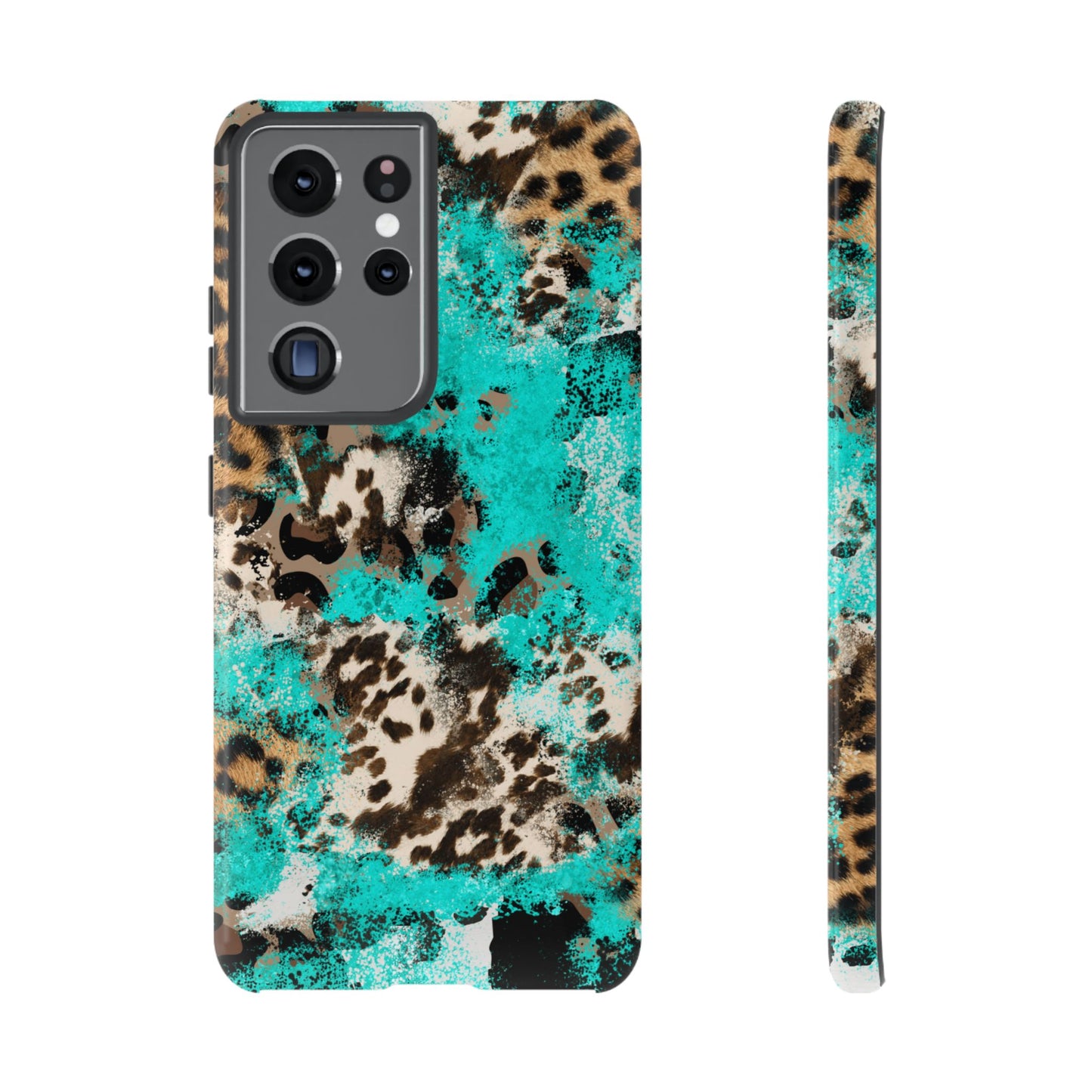 Aqua Splash Leopard - Samsung Galaxy Series Case