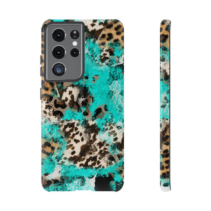 Aqua Splash Leopard - Samsung Galaxy Series Case