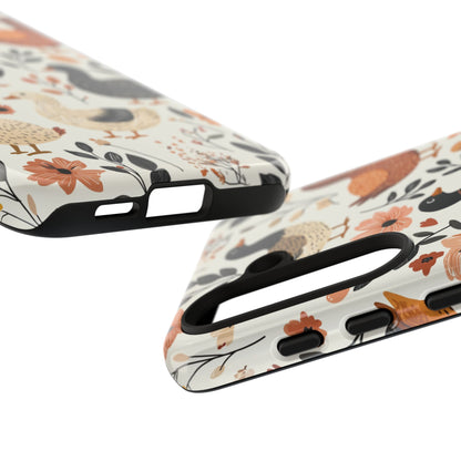 Vintage Duck Case – Floral & Leaf Design