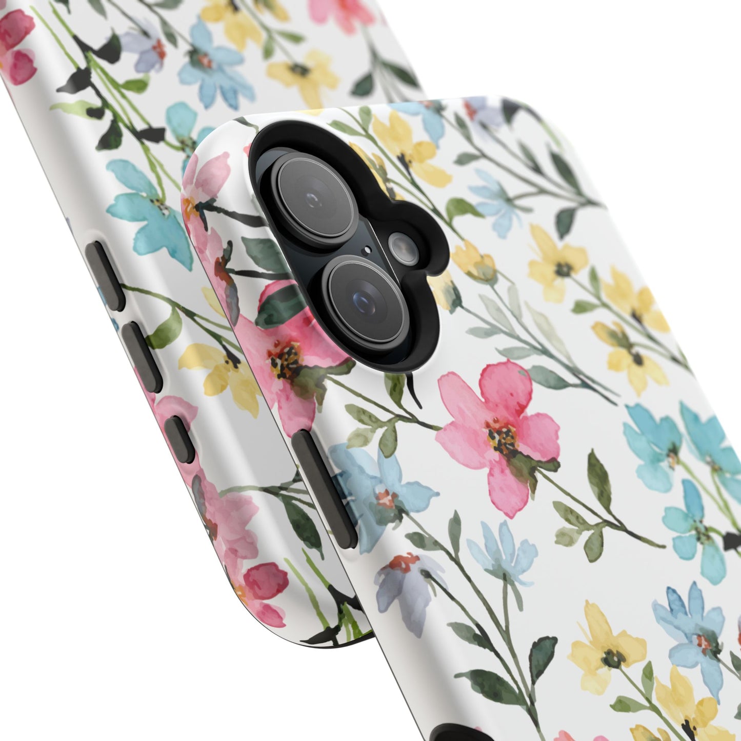 Watercolor Floral Bliss – MagSafe Case with Pastel Flower Design