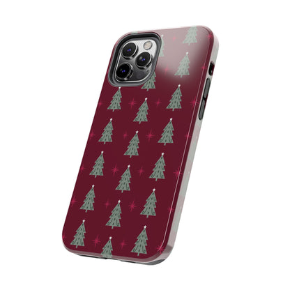 Retro Christmas Tree Pattern – iPhone Series Case