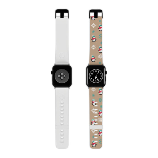 Winter Penguin Cuties Apple Watch Band