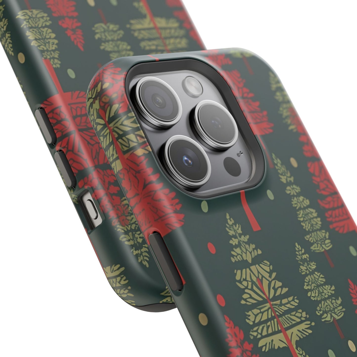 Retro Christmas Trees Pattern -  MagSafe iPhone Series Case