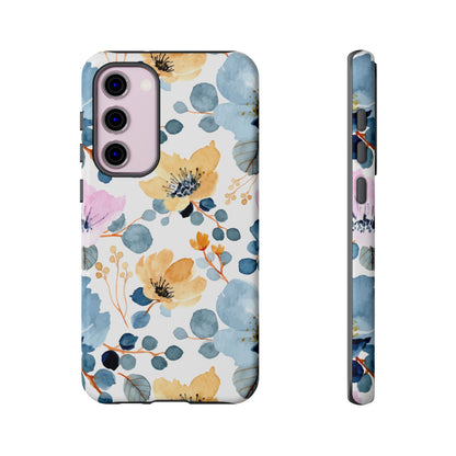 Spring Radiance – Samsung Galaxy Case with Bold Watercolor Florals