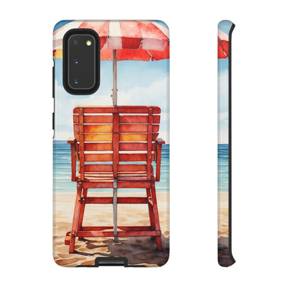 Beachfront Sunset Lounge Samsung Galaxy Case – Rearview Edition