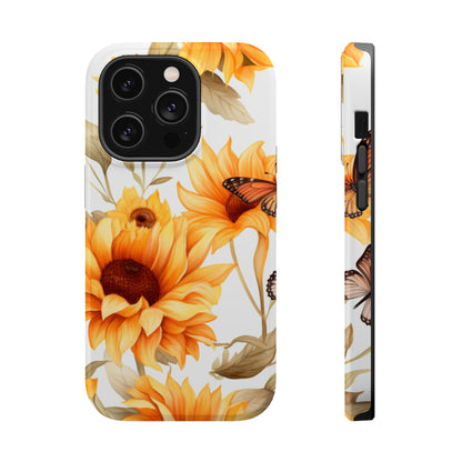 Sunflower & Monarch Garden - MagSafe iPhone Series Case