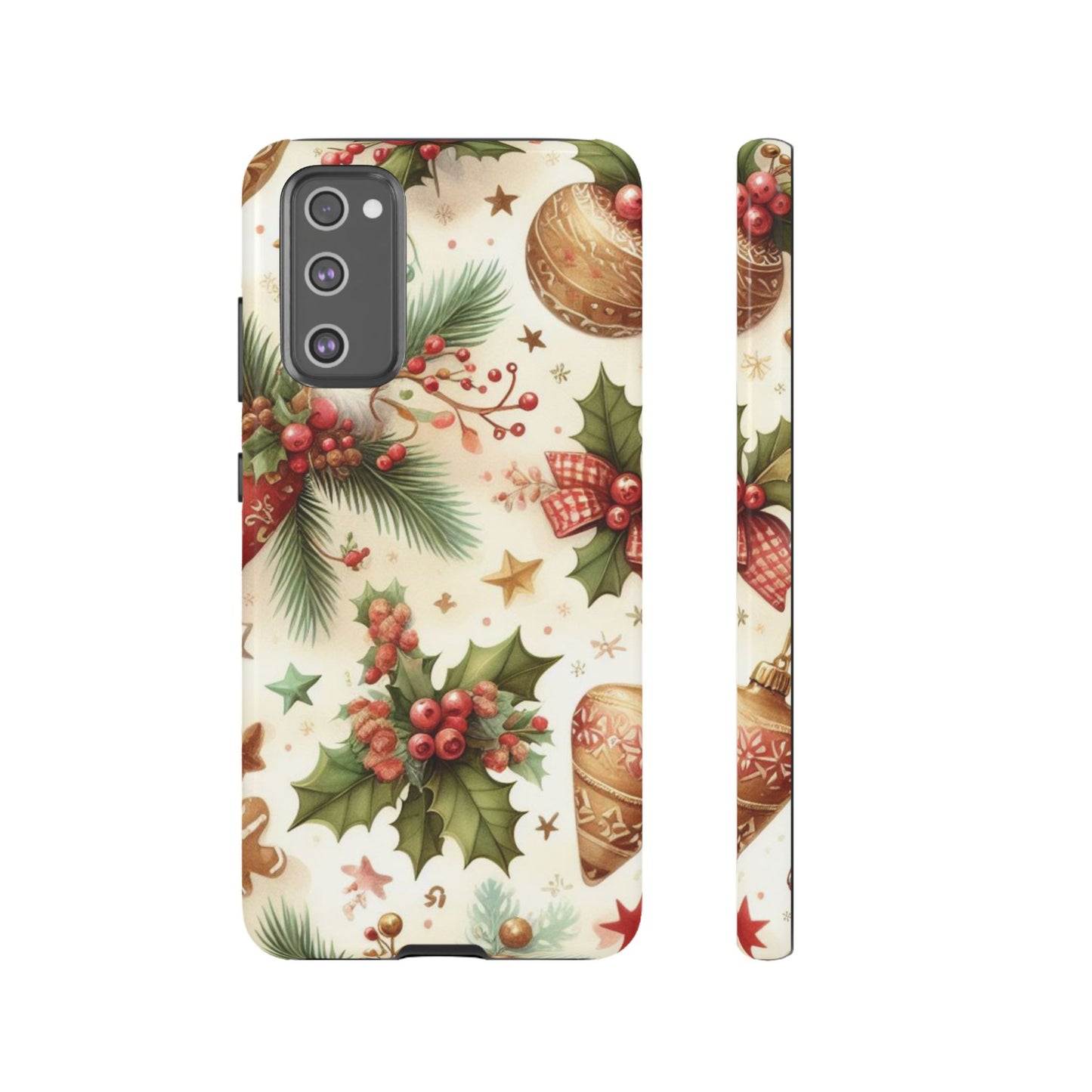 Classic Christmas Stocking & Ornaments Pattern – Samsung Galaxy Series Case